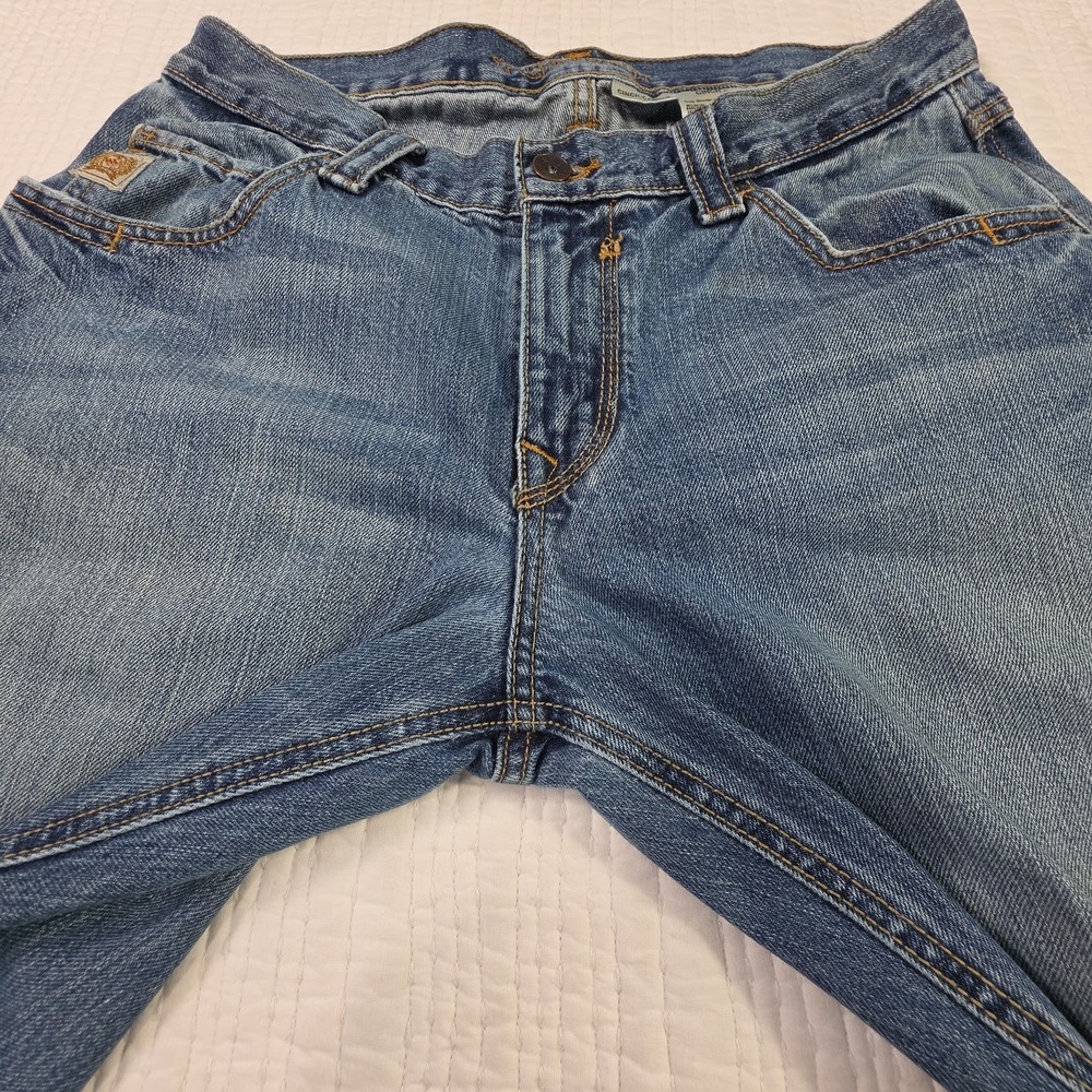 Cinch Carter Jeans Men's 34x32 Medium Wash Bootcut Heavyweight Denim Cowboy Work - Picture 3 of 13